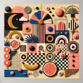 Eclectic Maximalism Art Poster (Vorne)