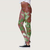 Eclectic Mod Retro Geometric Christmas Pattern Leggings (Links)