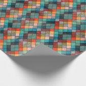 Eclectic Multi-Hue Raute Geschenkartikel Geschenkpapier (Ecke)