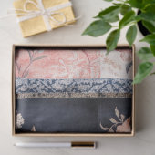 Eclectic Oriental Patchwork Patterns Hintergrund Seidenpapier (Geschenk)