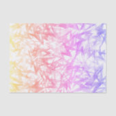 Eclectic Pastel Rainbow Lightning Bolt Seidenpapier (Vorderseite)