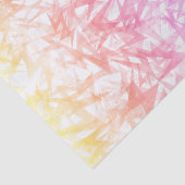 Eclectic Pastel Rainbow Lightning Bolt Seidenpapier (Ausschnitt)