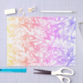 Eclectic Pastel Rainbow Lightning Bolt Seidenpapier (Handwerk)