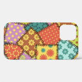 Eclectic Patchwork: Diverse Muster Mix Case-Mate iPhone Hülle (Rückseite (Horizontal))