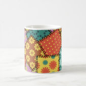 Eclectic Patchwork: Diverse Muster Mix Kaffeetasse (Mittel)