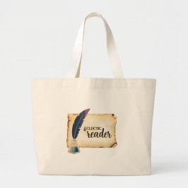 Eclectic Reader Tote Bag Jumbo Stoffbeutel