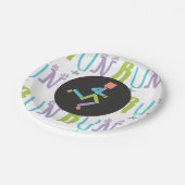 Eclectic RUN Runner Colorful Paper Teller (Schrägansicht)