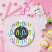 Eclectic RUN | Runner-thematisierte Papierplatte Pappteller (Party)
