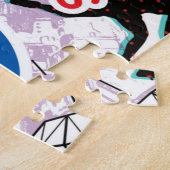 😍 🤩 Eclectic tennis 🎾 Muster Puzzle (Seite)