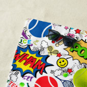 😍 🤩 Eclectic tennis 🎾 Muster Strandtuch (Beispiel)