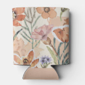 Eclectic Terracotta Wildblume Rustikale Boho Sprin Dosenkühler (Rückseite)