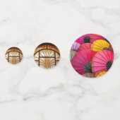 Eclectic Umbrella Blume Confetti Konfetti (Rückseiten)