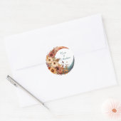 Eclectic Watercolor Florals Wedding Stickers (Umschlag)