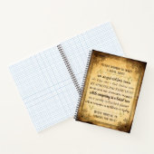 Eclectic Writer Notebook Notizblock (Innenseite)