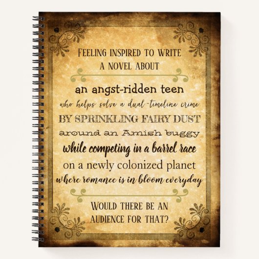 Eclectic Writer Notebook Notizblock (Vorderseite)