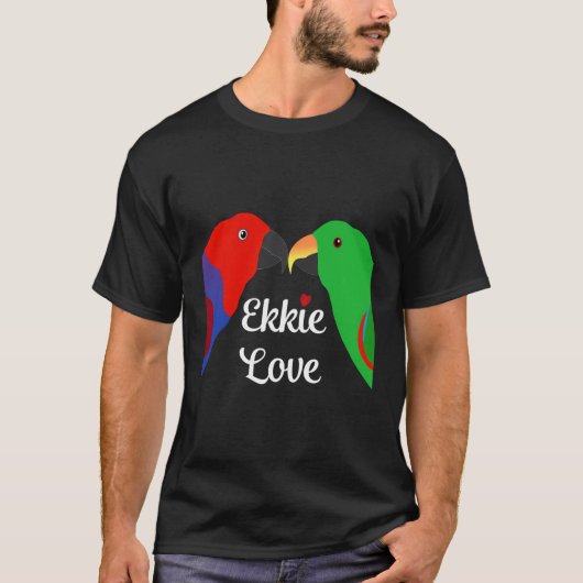 Eclectus Male Liebe Herbst T-Shirt (Vorderseite)