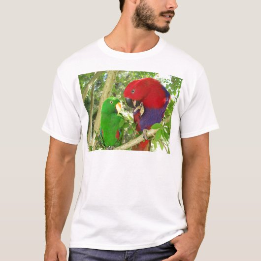 Eclectus Paare T-Shirt (Vorderseite)