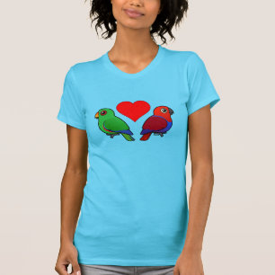 Eclectus Papageien-Liebe T-Shirt