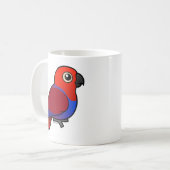 Eclectus Papageienfrau Kaffeetasse (Vorderseite Links)