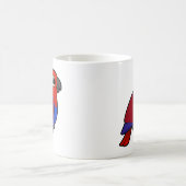 Eclectus Papageienfrau Kaffeetasse (Mittel)