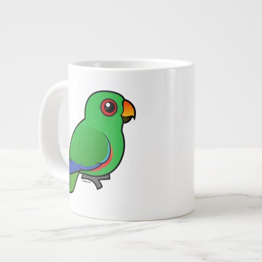 Eclectus Papageienmann Jumbo-Tasse (Vorderseite Links)