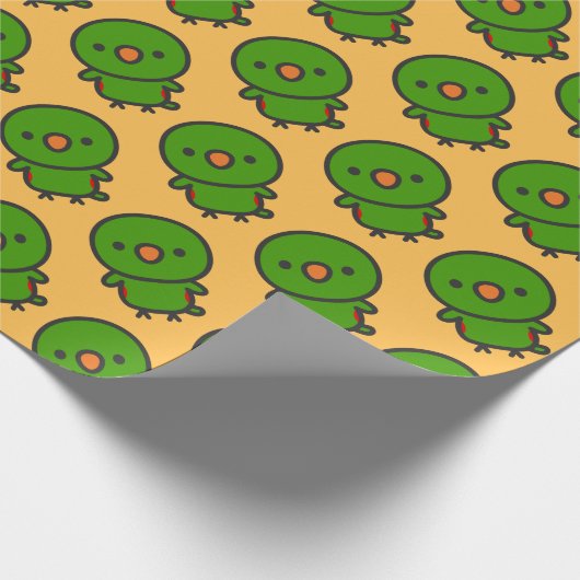 Eclectus Parrot / Male Geschenkpapier (Ecke)
