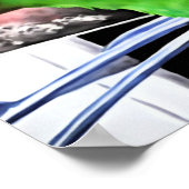 Eclectus Parrot Square Poster (Ecke)