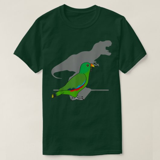 Eclectus Parrot witzig T-Shirt (Design vorne)