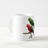 Eclectus Parrots Kaffeetasse (Vorderseite Links)