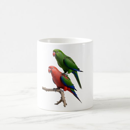 Eclectus Parrots Kaffeetasse (Mittel)