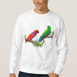 Eclectus plappert Sweatshirt nach