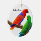 Eclectus plappert Verzierung nach Keramikornament (Rechts)