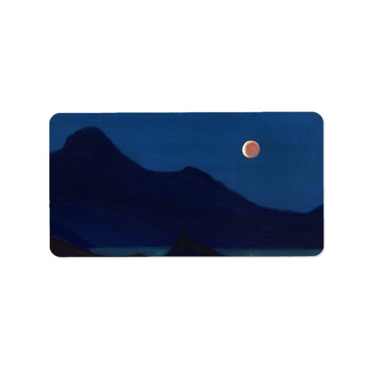Eclipse, 1939 von Nicholas Roerich Adressaufkleber (Vorne)