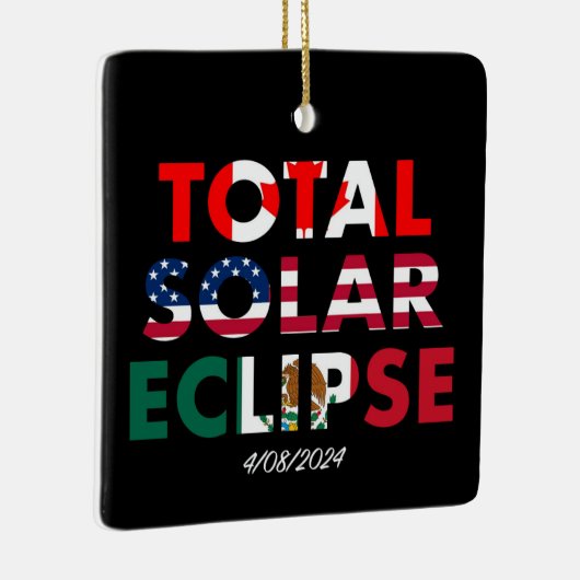 Eclipse 2024 keramikornament (Rechts)