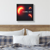 Eclipse 2024 leinwanddruck (Insitu (Schlafzimmer))