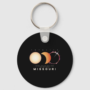 Eclipse 2024 Missouri Total Eclipse Astronomie Gra Schlüsselanhänger
