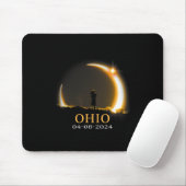 Eclipse 2024 Ohio Total Solar Eclipse 1 Mousepad (Mit Mouse)