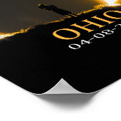 Eclipse 2024 Ohio Total Solar Eclipse 1 Poster (Ecke)