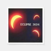 Eclipse 2024 serviette (Vorderseite)