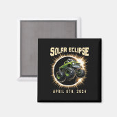 Eclipse 2024 Shirt Insgesamt Eclipse 8. April 2024 Magnet (Vorderseite/Rückseite)