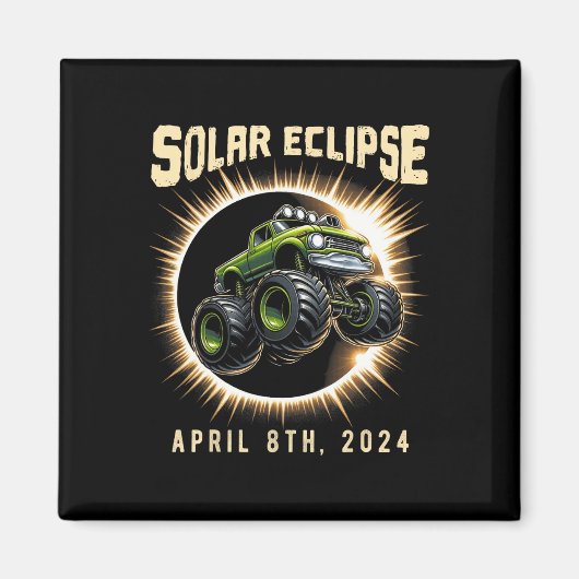 Eclipse 2024 Shirt Insgesamt Eclipse 8. April 2024 Magnet (Vorne)