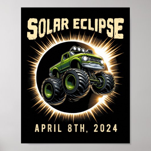 Eclipse 2024 Shirt Insgesamt Eclipse 8. April 2024 Poster (Vorne)