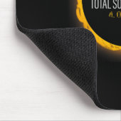 Eclipse 2024 Shirt Total Solar Eclipse Staat Texas Mousepad (Ecke)