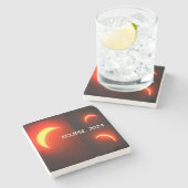 Eclipse 2024 steinuntersetzer (Seitenansicht)