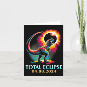 Eclipse 2024 Total Solar Eclipse T Rex Dinosaur Karte