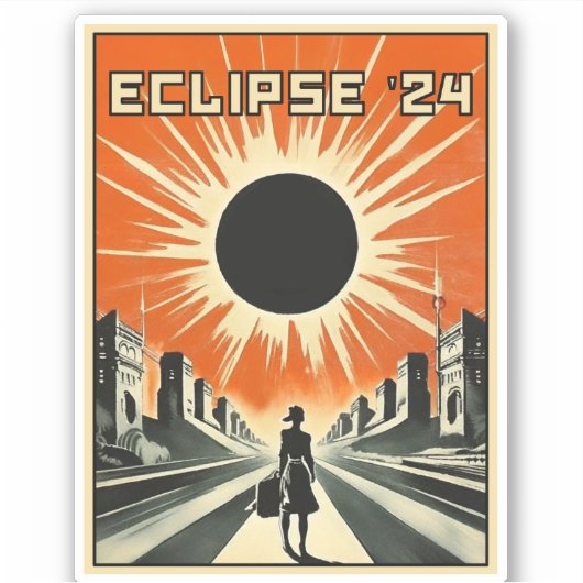Eclipse '24 aufkleber (Vorderseite)