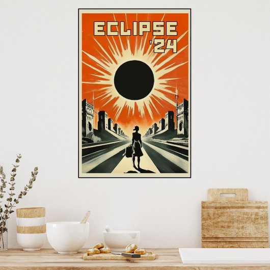 Eclipse '24 Propaganda Girl Poster (Küche)