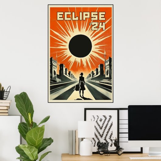 Eclipse '24 Propaganda Girl Poster (Heimbüro)