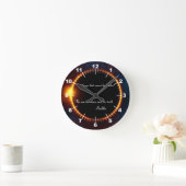 Eclipse - 3 Dinge, die nicht versteckt werden könn Runde Wanduhr (Zuhause)
