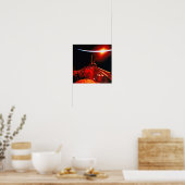 Eclipse aus dem Weltraum Poster (Küche)